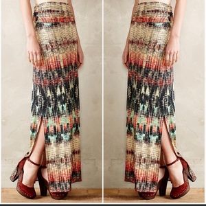 ANTHROPOLOGIE Weston Wear Remy Maxi skirt M